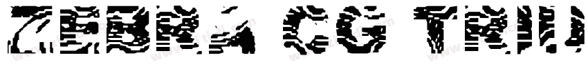 ZEBRA CG Triumvirat字体转换